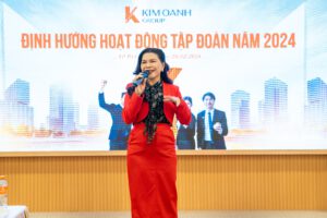 Bà Đặng Thị Kim Oanh – Chủ tịch HĐQT, Tổng Giám đốc Tập đoàn chia sẻ những tin vui liên tiếp của Kim Oanh Group trong những ngày đầu năm mới