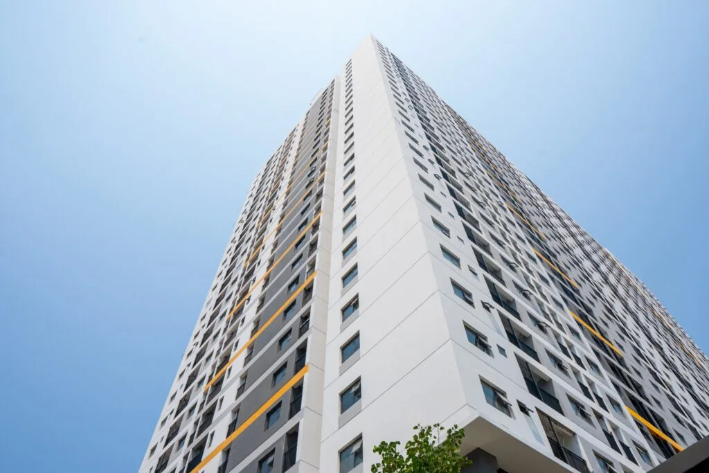 Một góc Khu căn hộ Legacy Prime tại TP.Thuận An. Hình thực tế tháng 3.2024