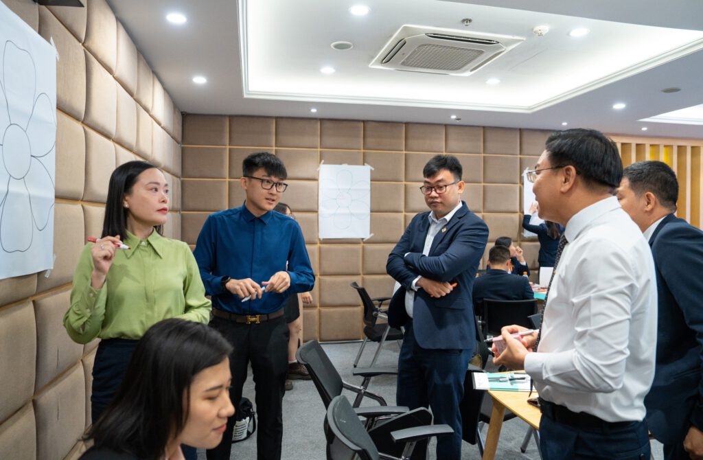 Lãnh đạo cấp cao Kim Oanh Group tích cực tham gia thảo luận, nêu quan điểm tại các phiên họp