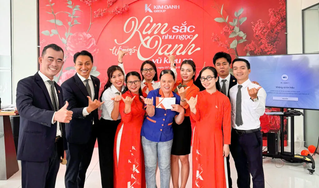 Kỉ niệm ngày quốc tế Phụ Nữ tại Kim Oanh Group