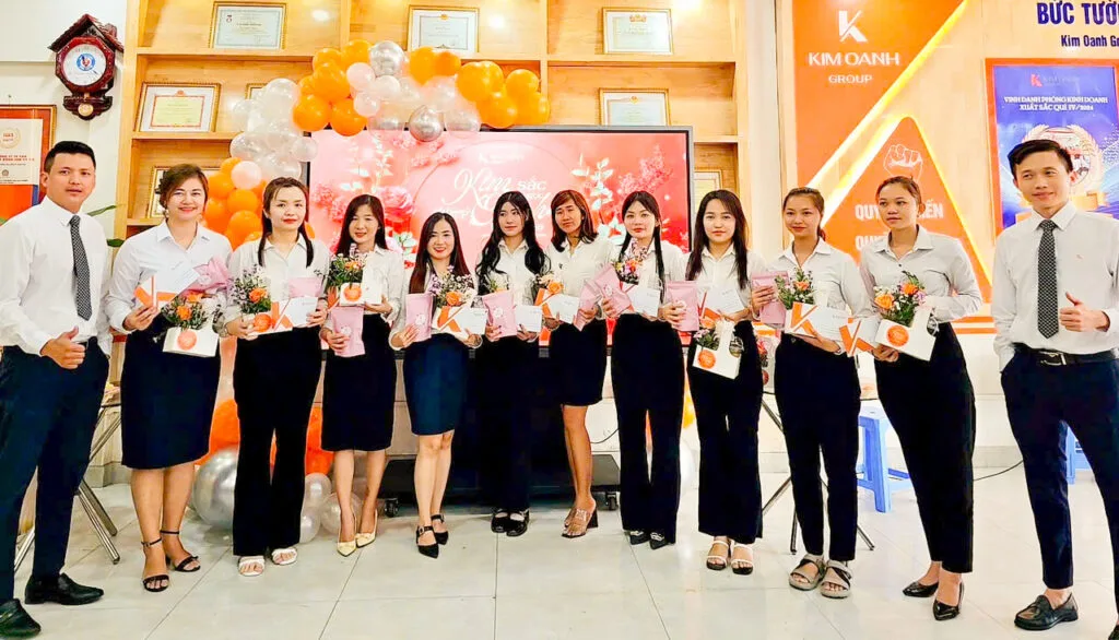 Kỉ niệm ngày quốc tế Phụ Nữ tại Kim Oanh Group