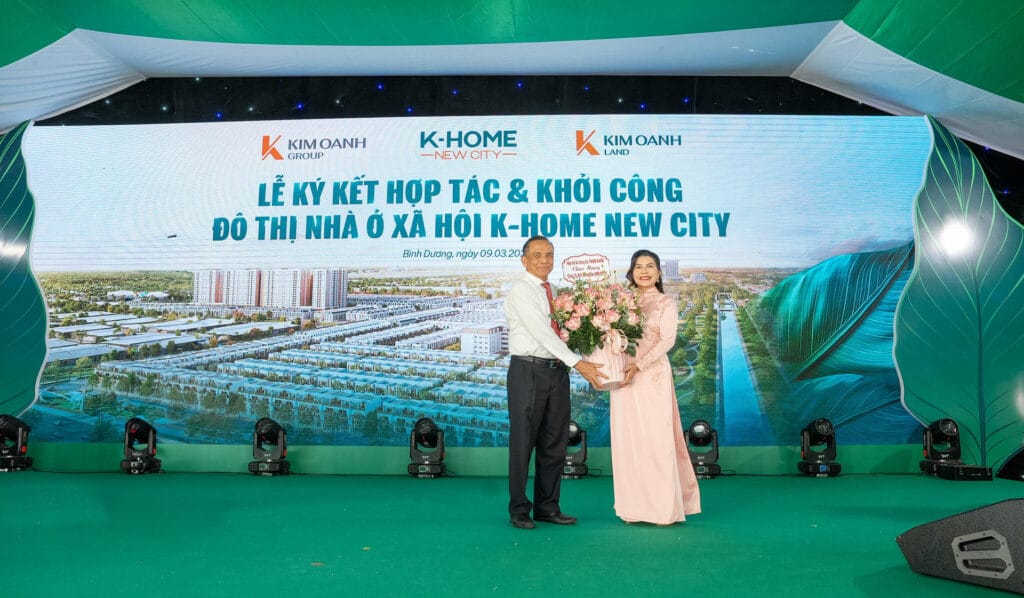 Ông Lê Hoàng Châu - Chủ tịch Hiệp hội Bất động sản TP. HCM (HoREA) tham dự buổi lễ