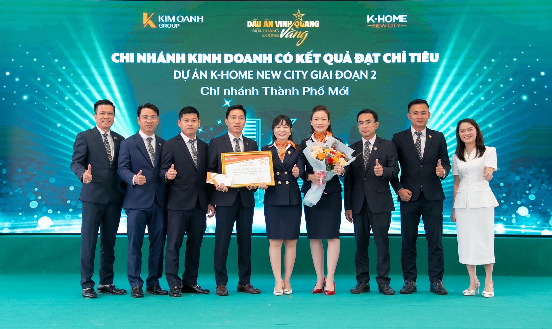 Chi nhánh Thành Phố Mới đã xuất sắc đạt chỉ tiêu kinh doanh dự án K-Home New City giai đoạn 2.