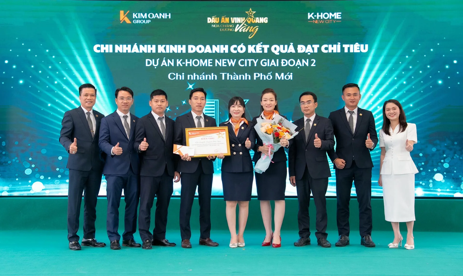 Chi nhánh Thành Phố Mới đã xuất sắc đạt chỉ tiêu kinh doanh dự án K-Home New City giai đoạn 2.