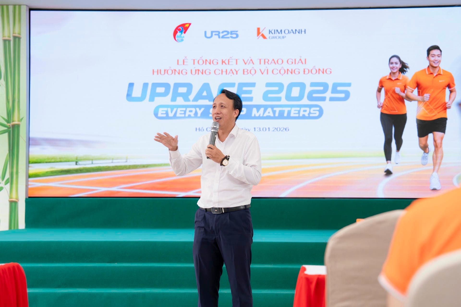 Ông Nguyễn Lương Thọ - Phó Tổng Giám đốc Vận hành Tập đoàn, Trưởng Ban tổ chức, chia sẻ tại buổi lễ