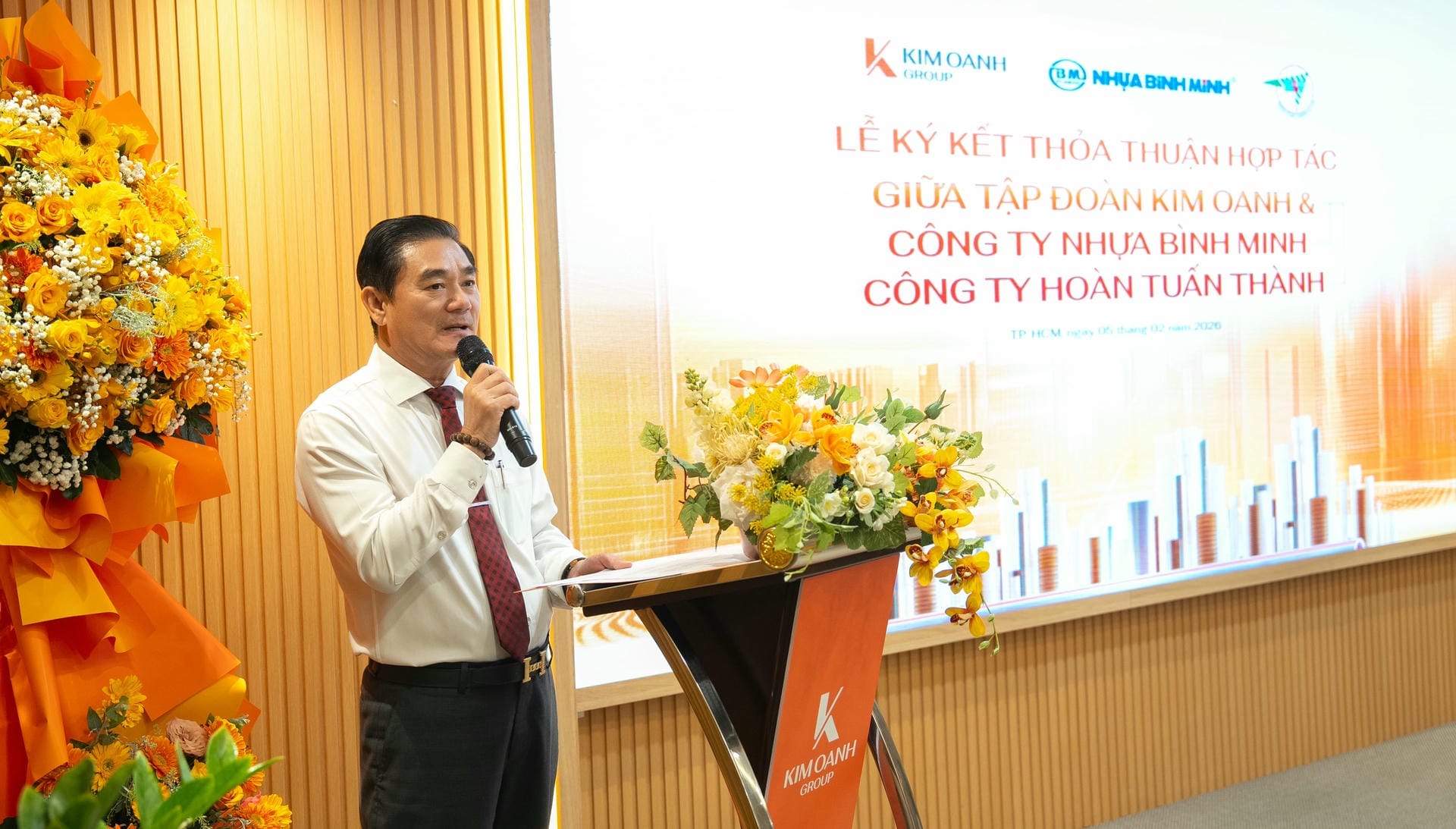 Ông Nguyễn Thuận nhấn mạnh tầm quan trọng của việc hợp tác chiến lược và bày tỏ tin tưởng vào chặng đường đồng hành phía trước giữa các bên