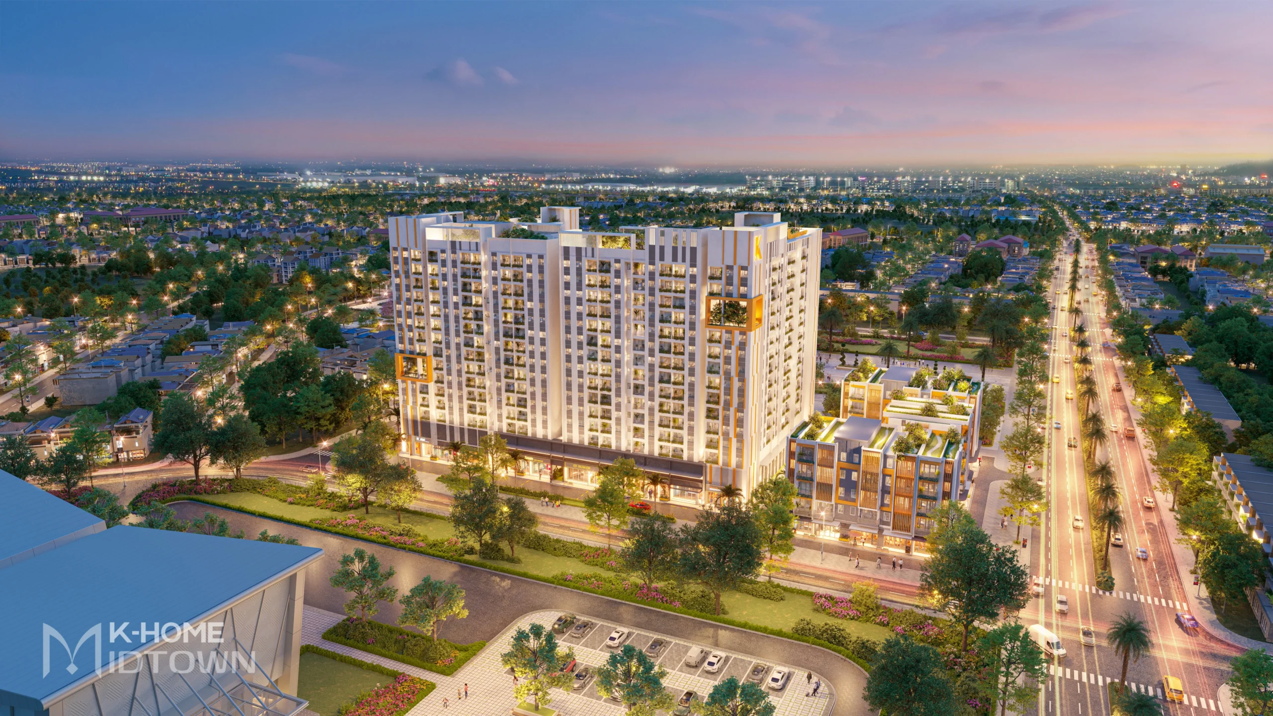 K-Home Midtown gồm 1 block cao 15 tầng, cung cấp 562 căn hộ đa dạng loại hình từ Studio, 1 phòng ngủ+A, 1 phòng ngủ+B đến 2 phòng ngủ. Được phát triển theo tiêu chuẩn công trình xanh EDGE, dự án hướng đến giải pháp tiết kiệm năng lượng, nước và tối ưu hiệu quả vận hành trong quá trình sử dụng.